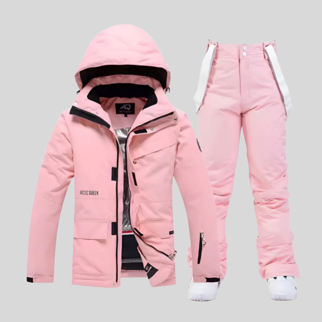 Nanna | Women's Two-Piece Ski Jacket & Trousers Set with Snow Gaiters