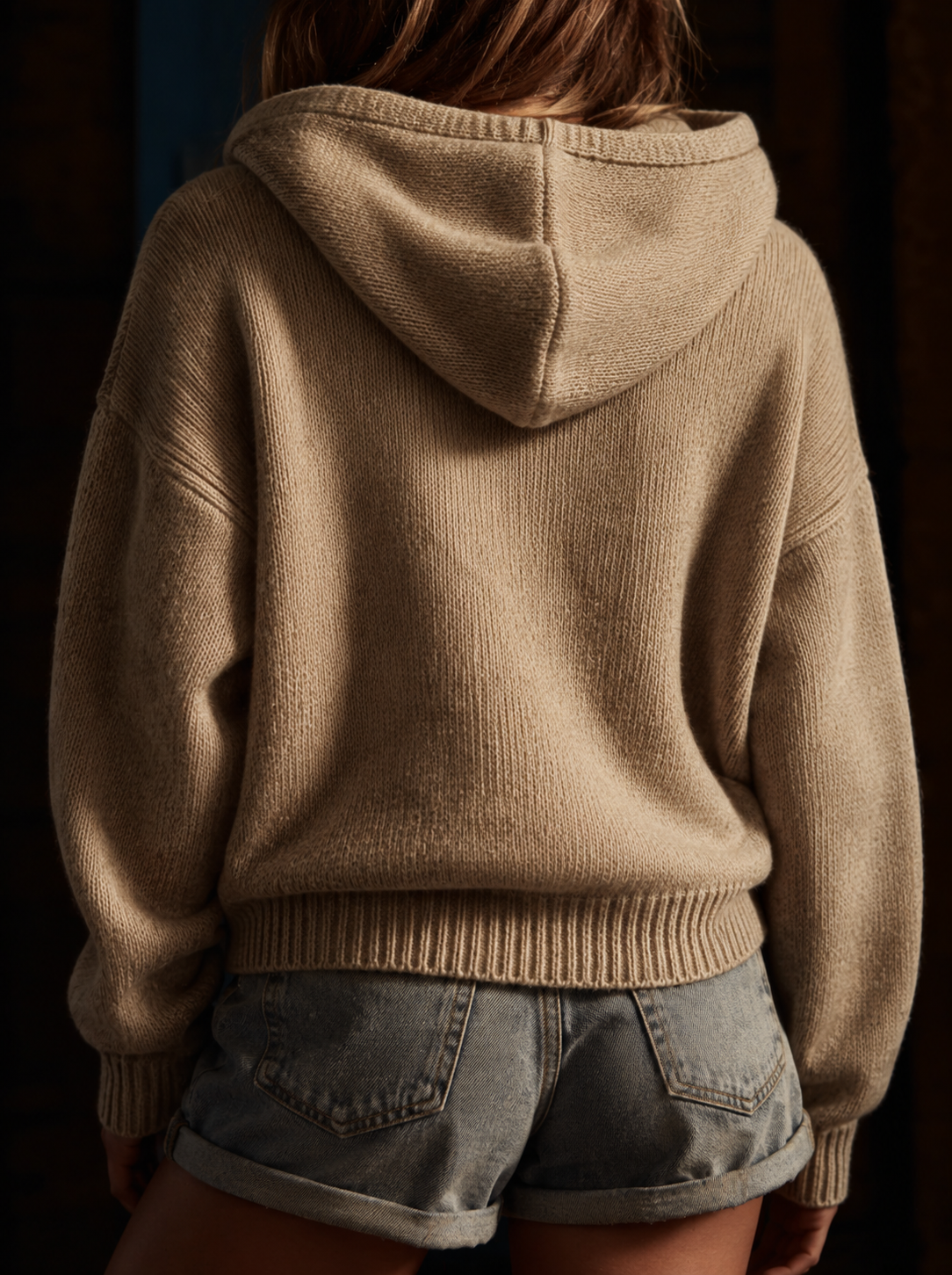 Winnie | Women's Dachshund Embroidered Hooded Knit Jumper