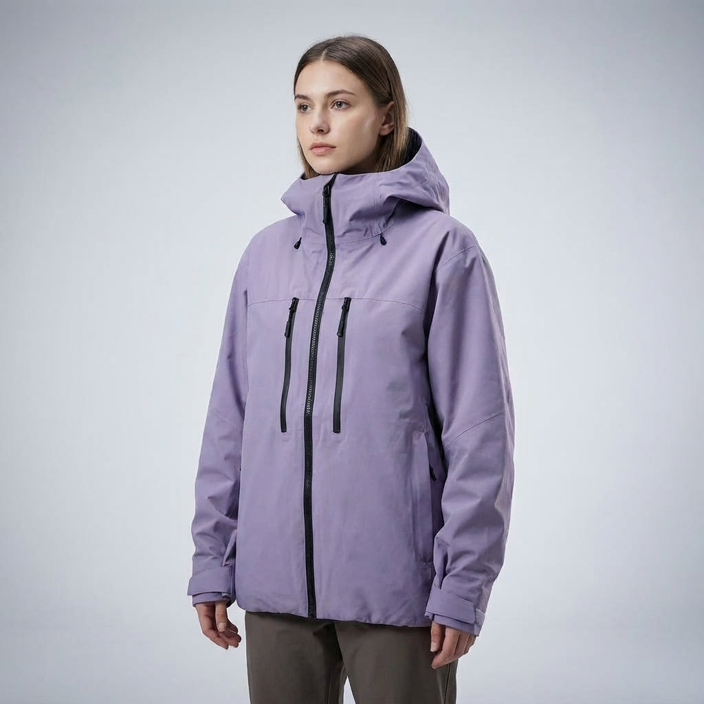Gwyneth | Women's Sporty Ski Jacket with Hood & Thermal Lining