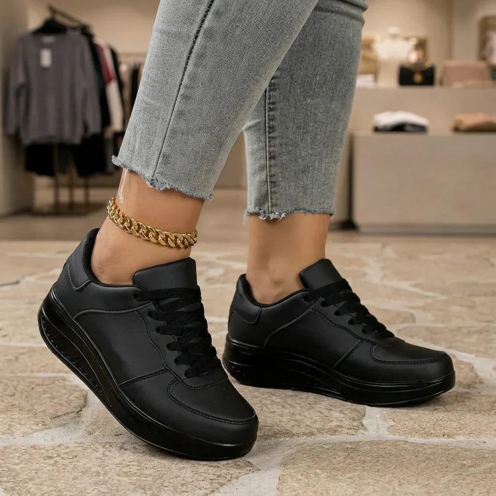 Galilea | Women's Platform Lace-Up Trainers