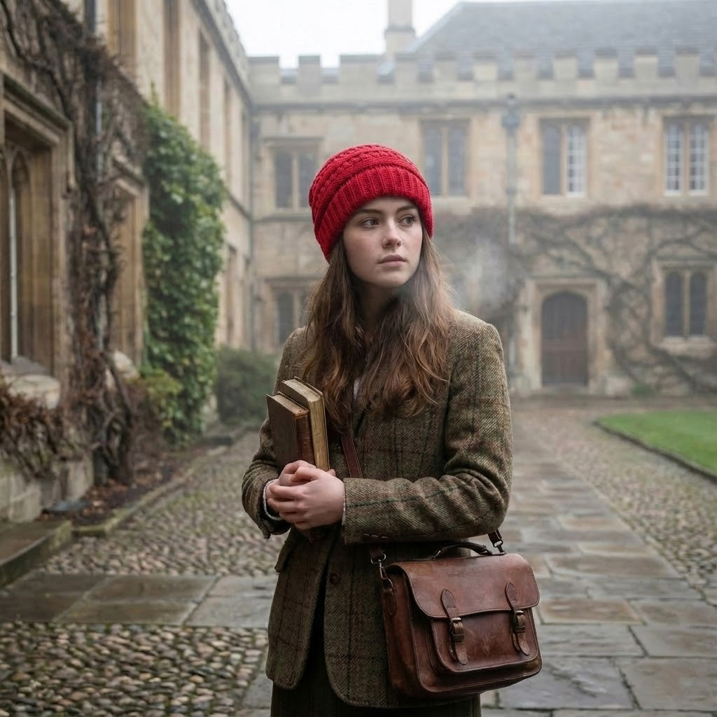 Ebba | Women's Fleece-Lined Cable Knit Winter Beanie
