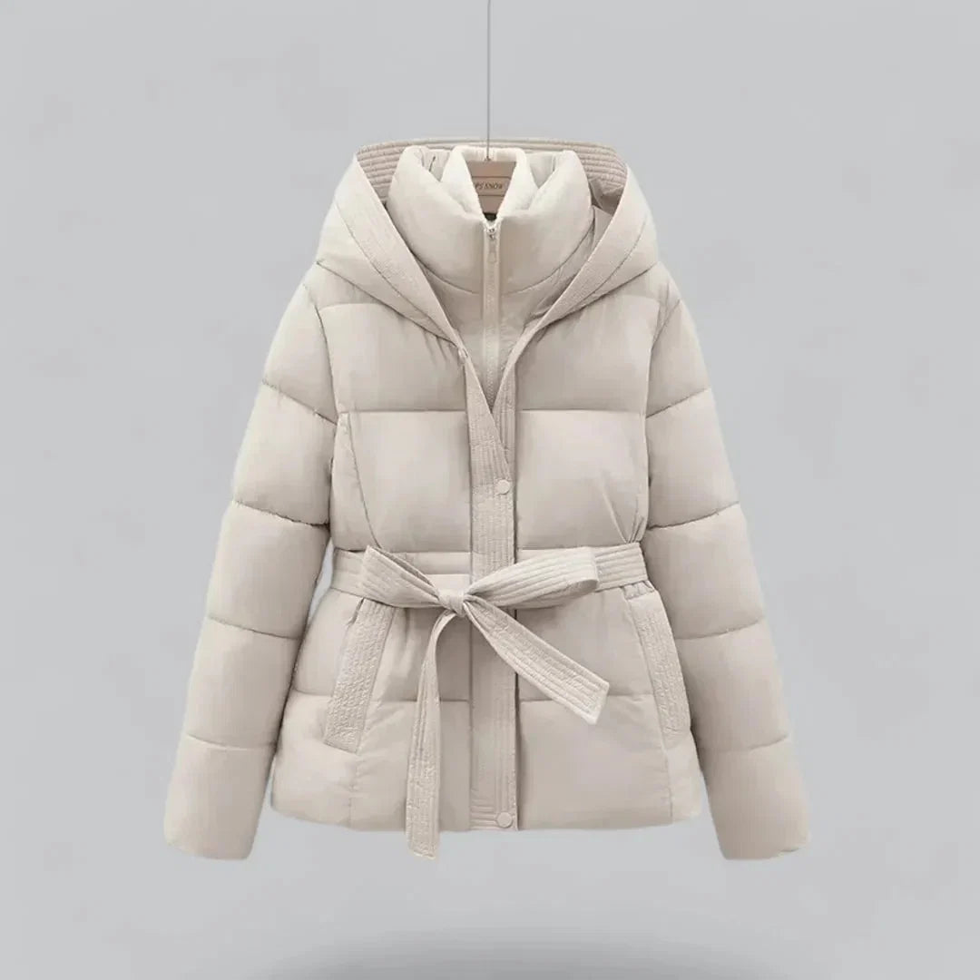 Kaisa | Women's Belted Hooded Puffer Jacket