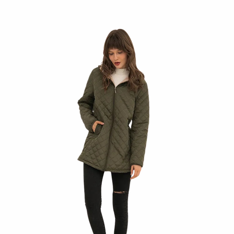 Marlowe | Women's Quilted Parka with Hood