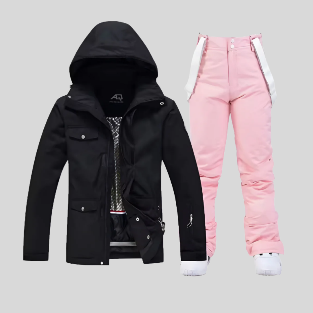Nanna | Women's Two-Piece Ski Jacket & Trousers Set with Snow Gaiters