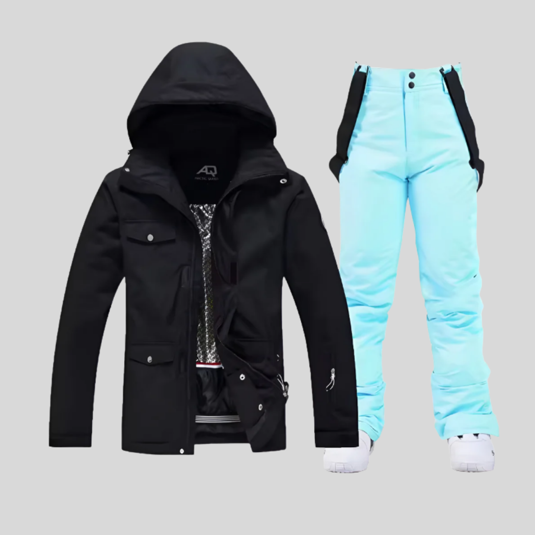 Nanna | Women's Two-Piece Ski Jacket & Trousers Set with Snow Gaiters