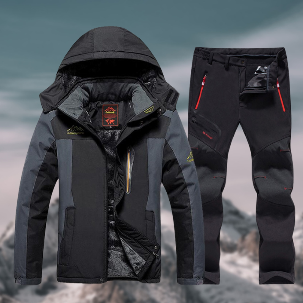 Ellie | Women's Waterproof Ski Suit – Warm Fleece-Lined Jacket & Trousers