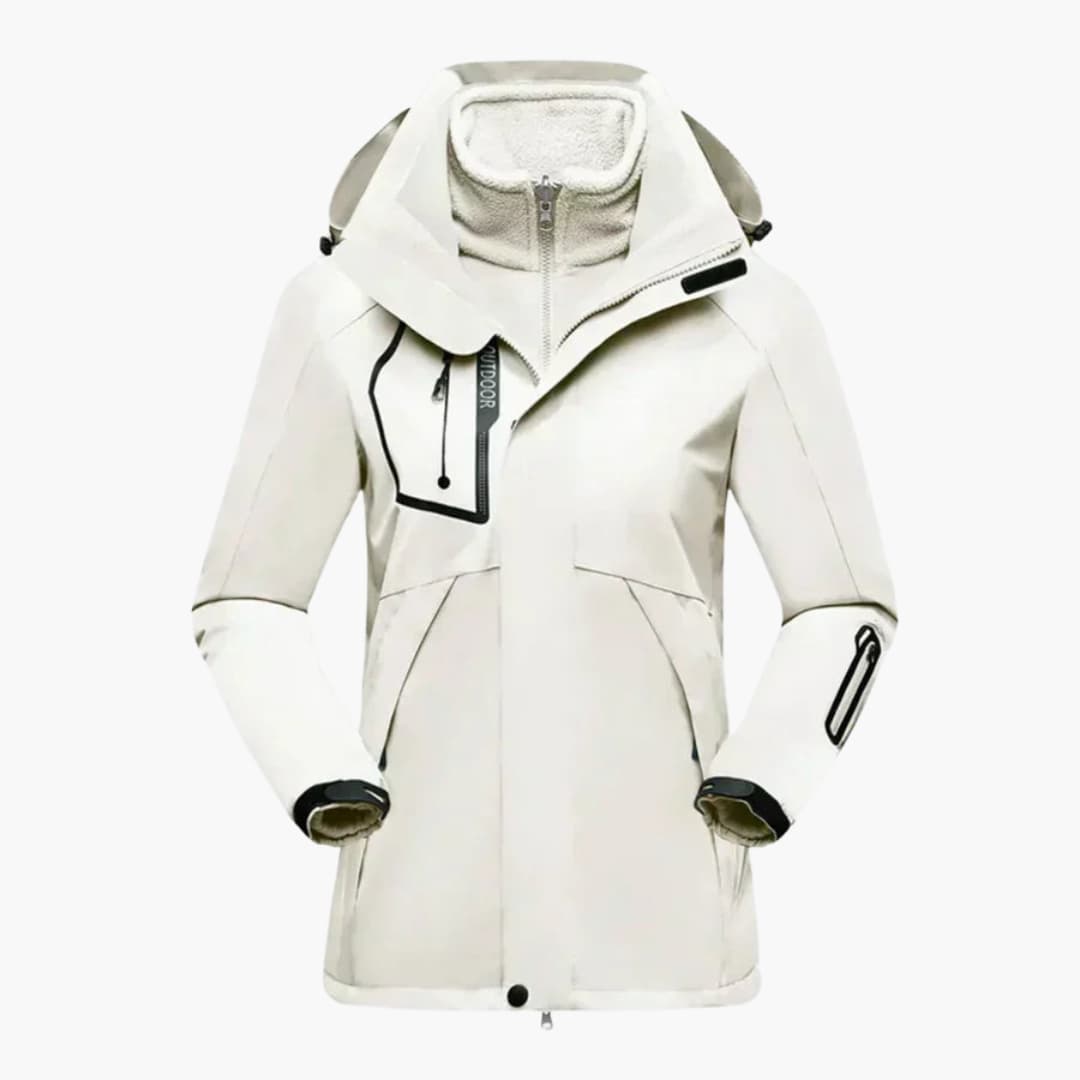 Marit | Women's Ski Jacket with Removable Lining & High Collar