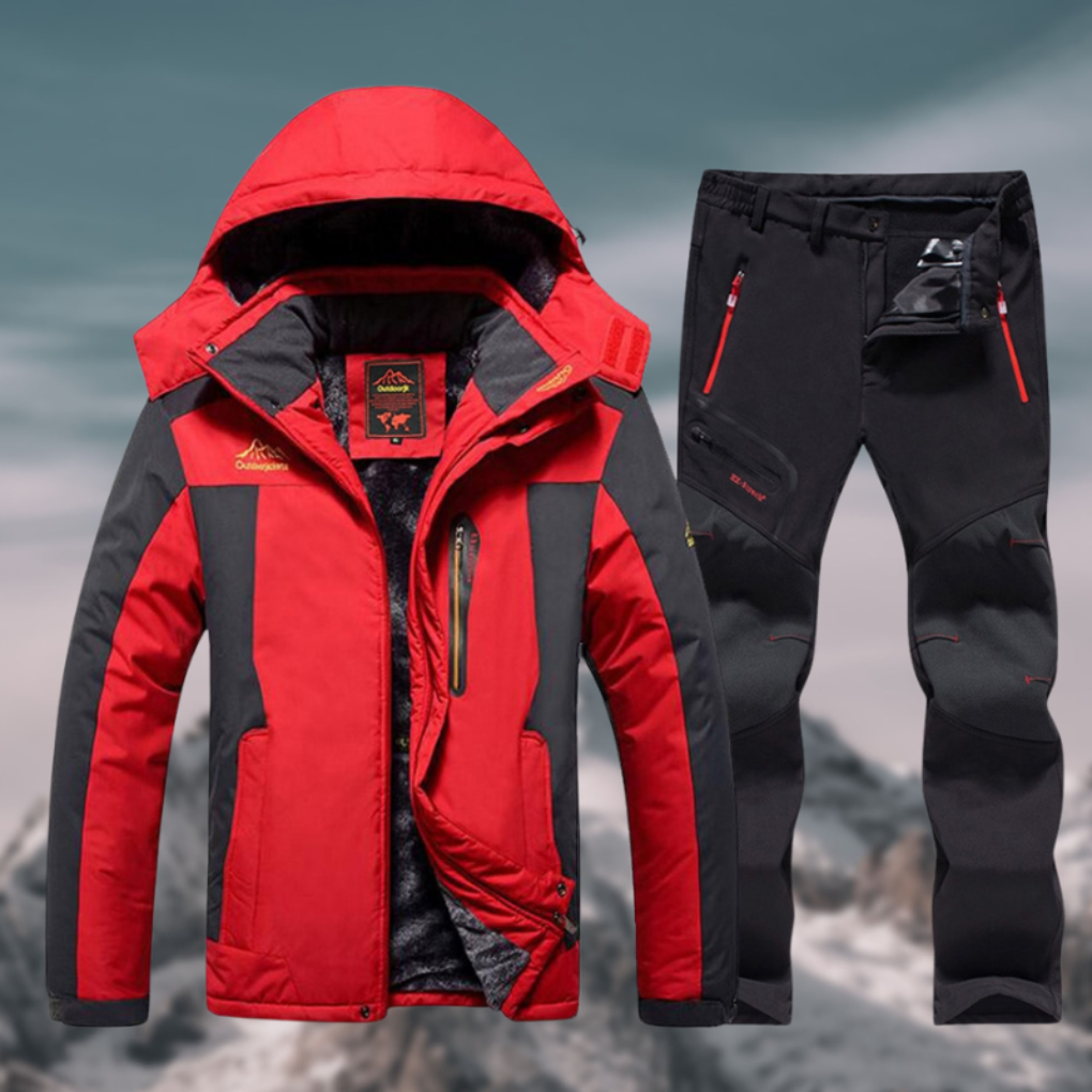 Ellie | Women's Waterproof Ski Suit – Warm Fleece-Lined Jacket & Trousers