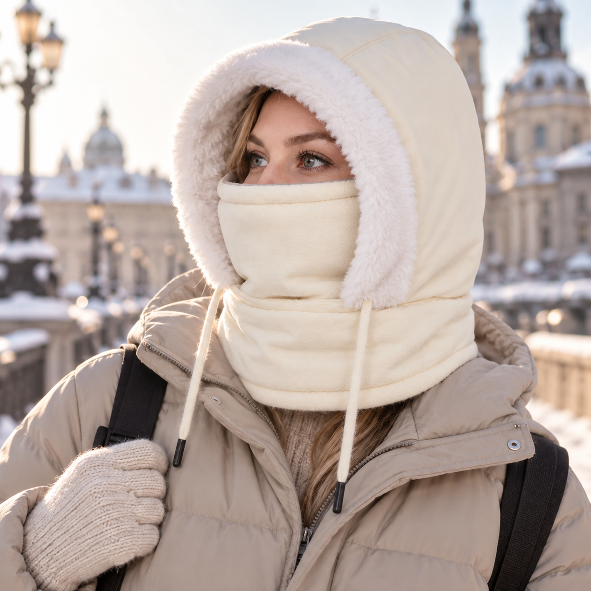 Karin | Windproof Thermal Balaclava with Integrated Face Mask