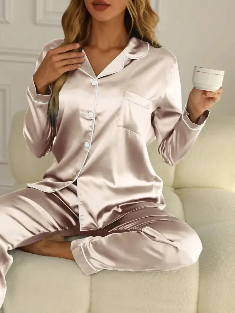 Elena | Satin Pyjama Set