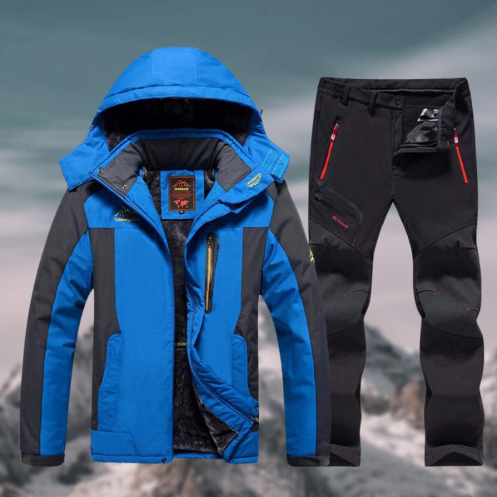 Ellie | Women's Waterproof Ski Suit – Warm Fleece-Lined Jacket & Trousers