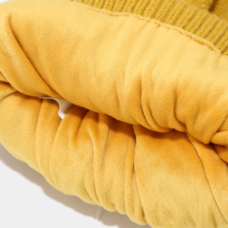 Ebbak | Women's Cable Knit Beanie, Scarf & Touchscreen Gloves Gift Set