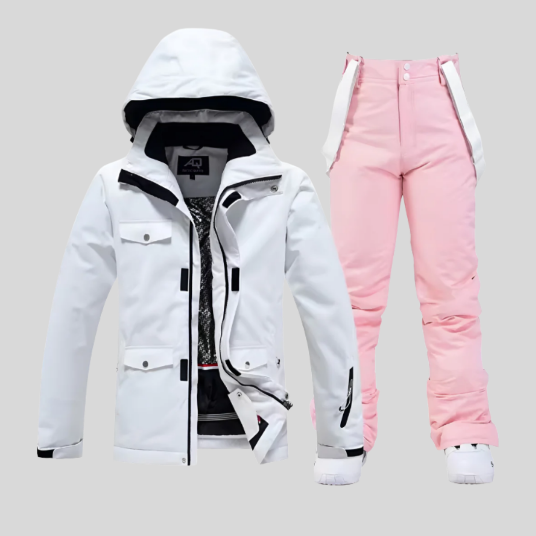 Nanna | Women's Two-Piece Ski Jacket & Trousers Set with Snow Gaiters