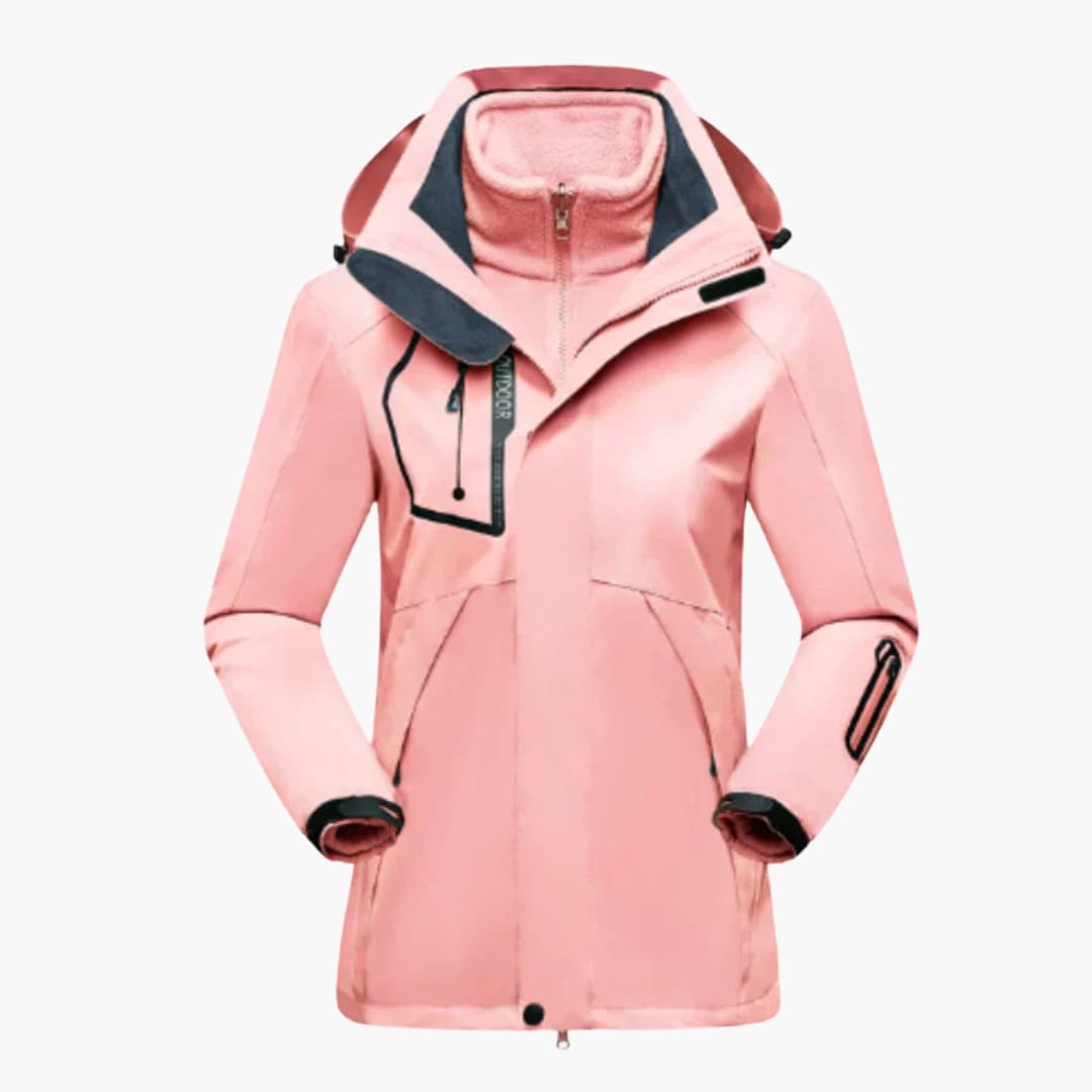 Marit | Women's Ski Jacket with Removable Lining & High Collar