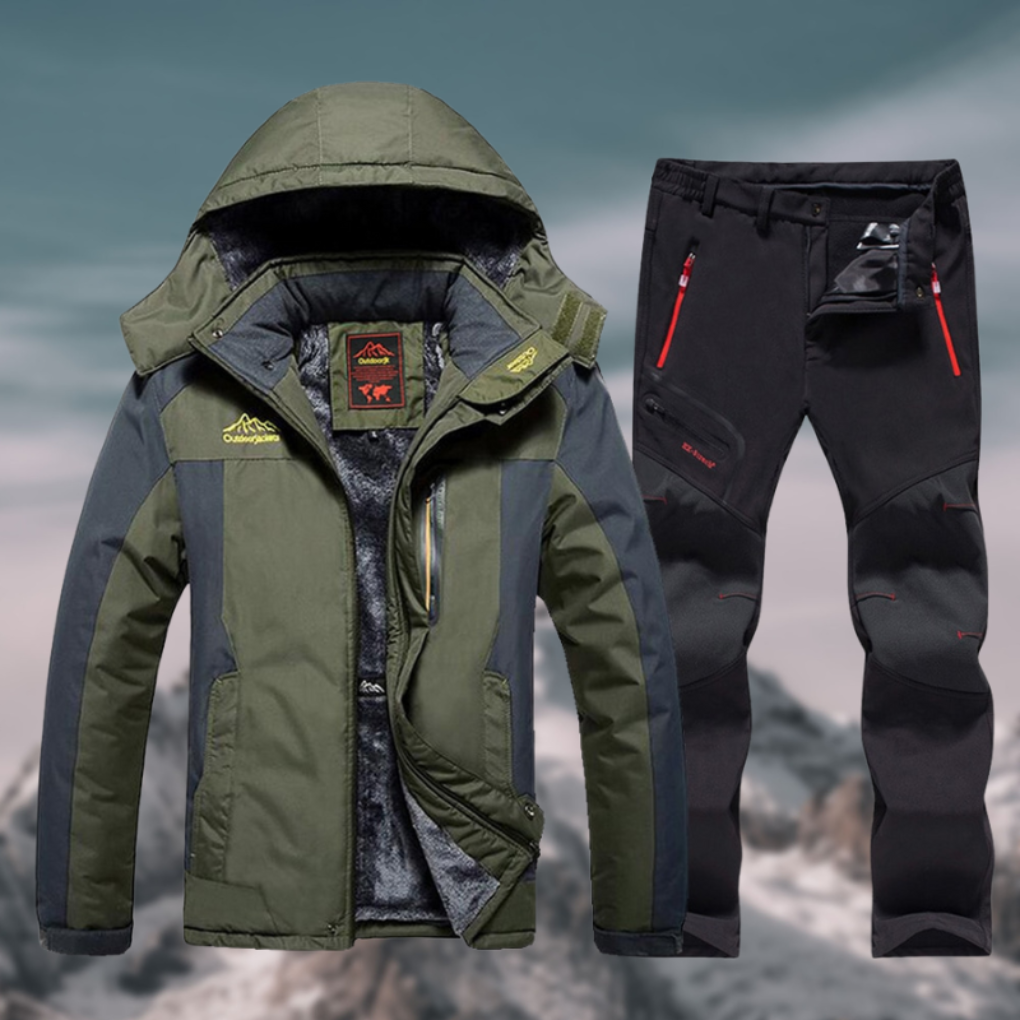 Ellie | Women's Waterproof Ski Suit – Warm Fleece-Lined Jacket & Trousers