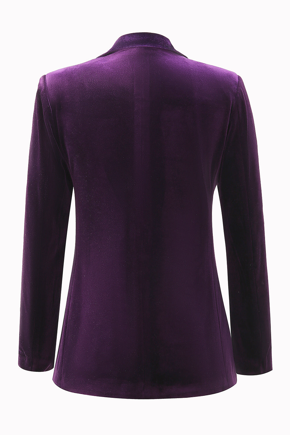 Rosamund | Women's Velvet Two-Piece Suit with Peak Lapel Blazer