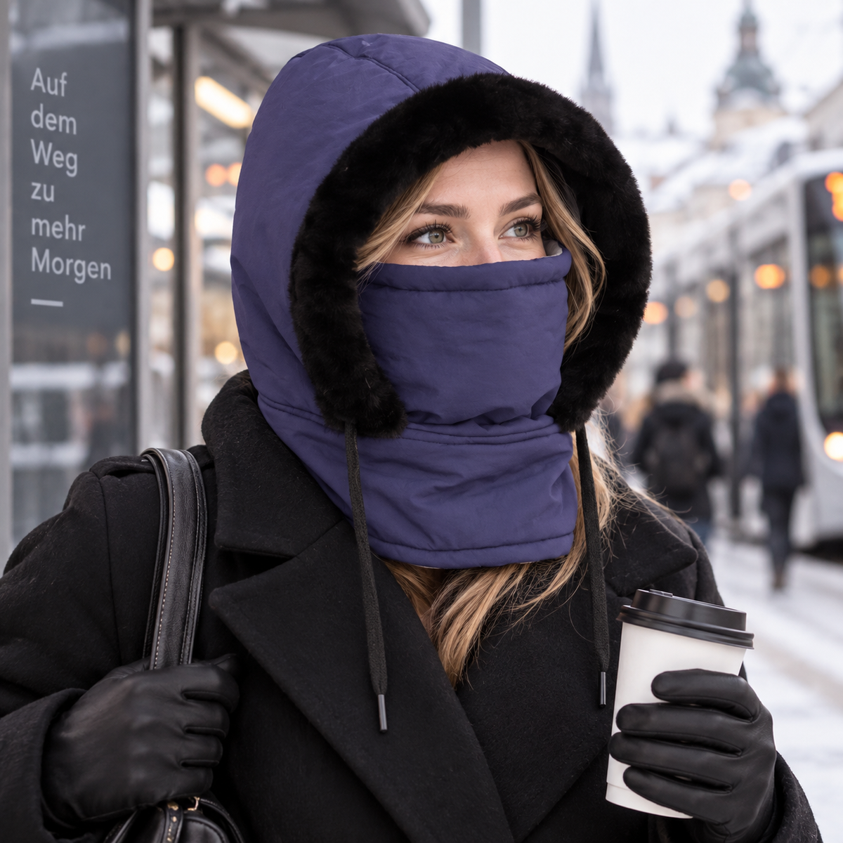 Karin | Windproof Thermal Balaclava with Integrated Face Mask
