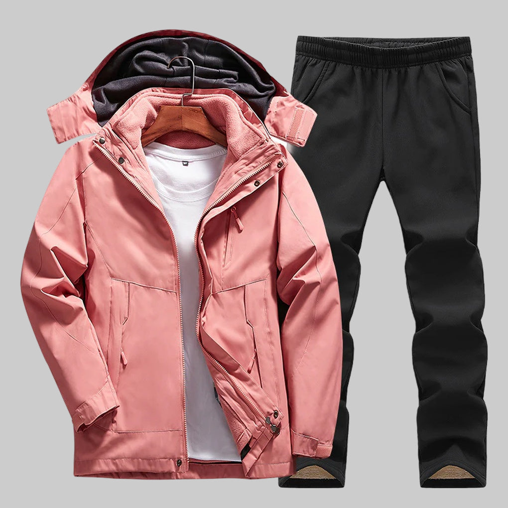 Tilly | Women's 3-in-1 Ski Suit – Hooded Jacket with Zip-In Liner & Trousers
