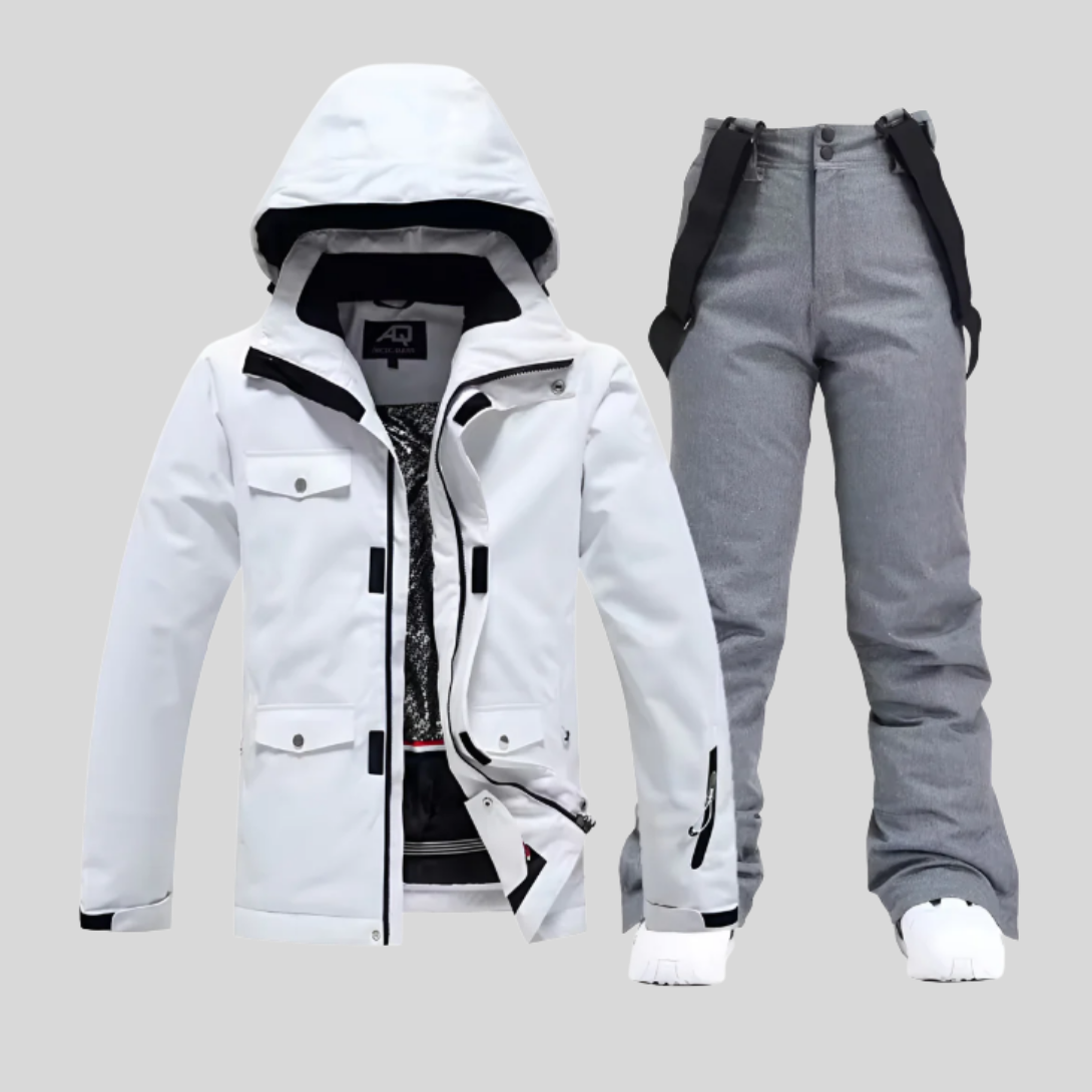 Nanna | Women's Two-Piece Ski Jacket & Trousers Set with Snow Gaiters
