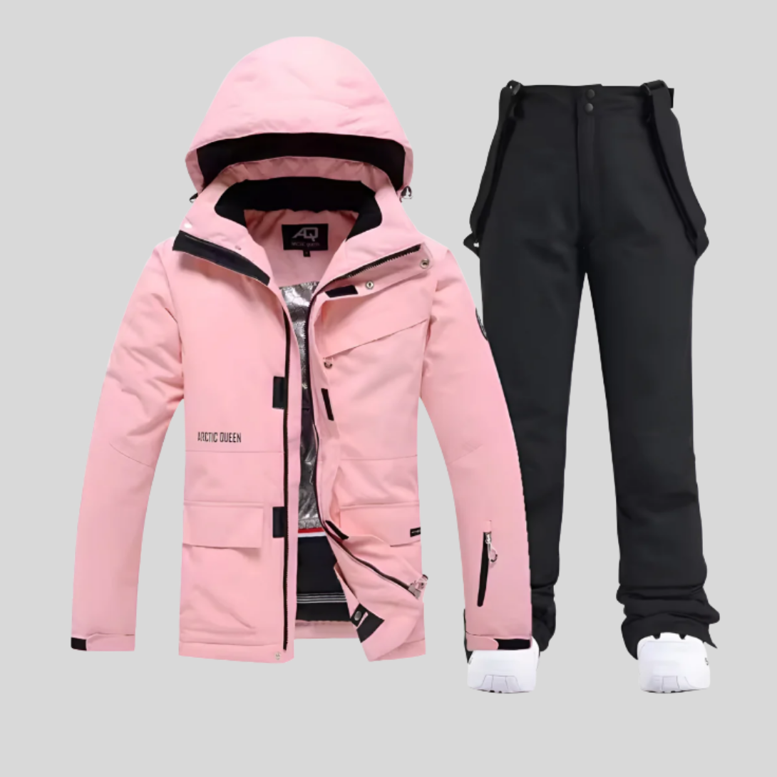 Nanna | Women's Two-Piece Ski Jacket & Trousers Set with Snow Gaiters