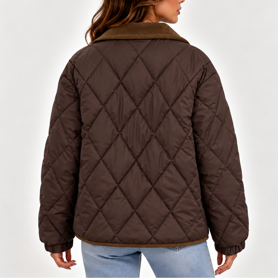 Sorrel | Women's Quilted Puffer Jacket with Corduroy Collar