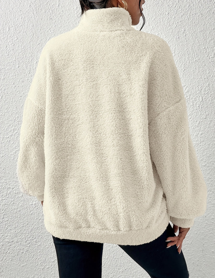 Elfrida | Women's Relaxed Fit Fleece Pullover Jumper