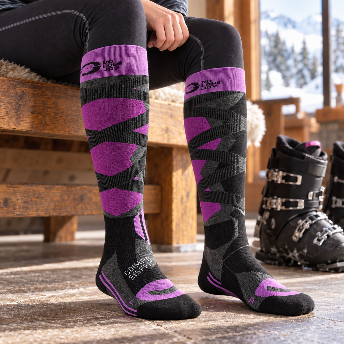 Embla | Women's Compression Ski Socks with Breathable Knit