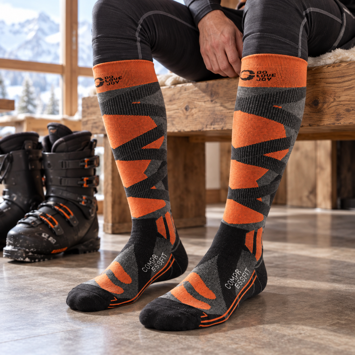 Embla | Women's Compression Ski Socks with Breathable Knit