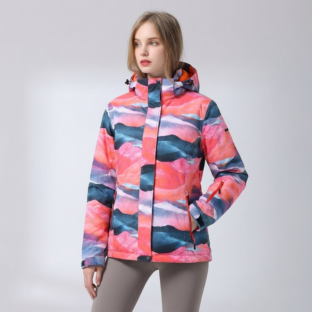 Glenys | Women's Hooded Ski Jacket with Insulating Lining