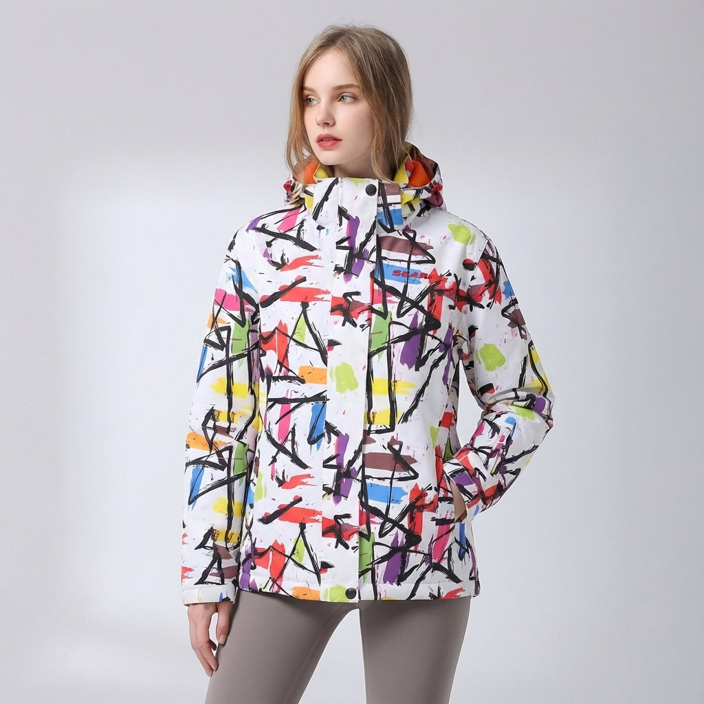 Glenys | Women's Hooded Ski Jacket with Insulating Lining