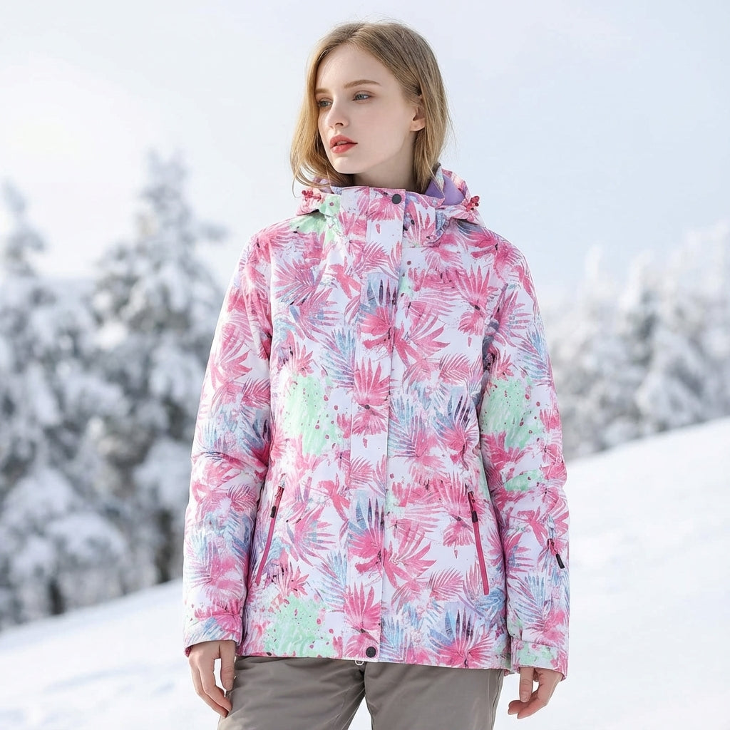 Glenys | Women's Hooded Ski Jacket with Insulating Lining