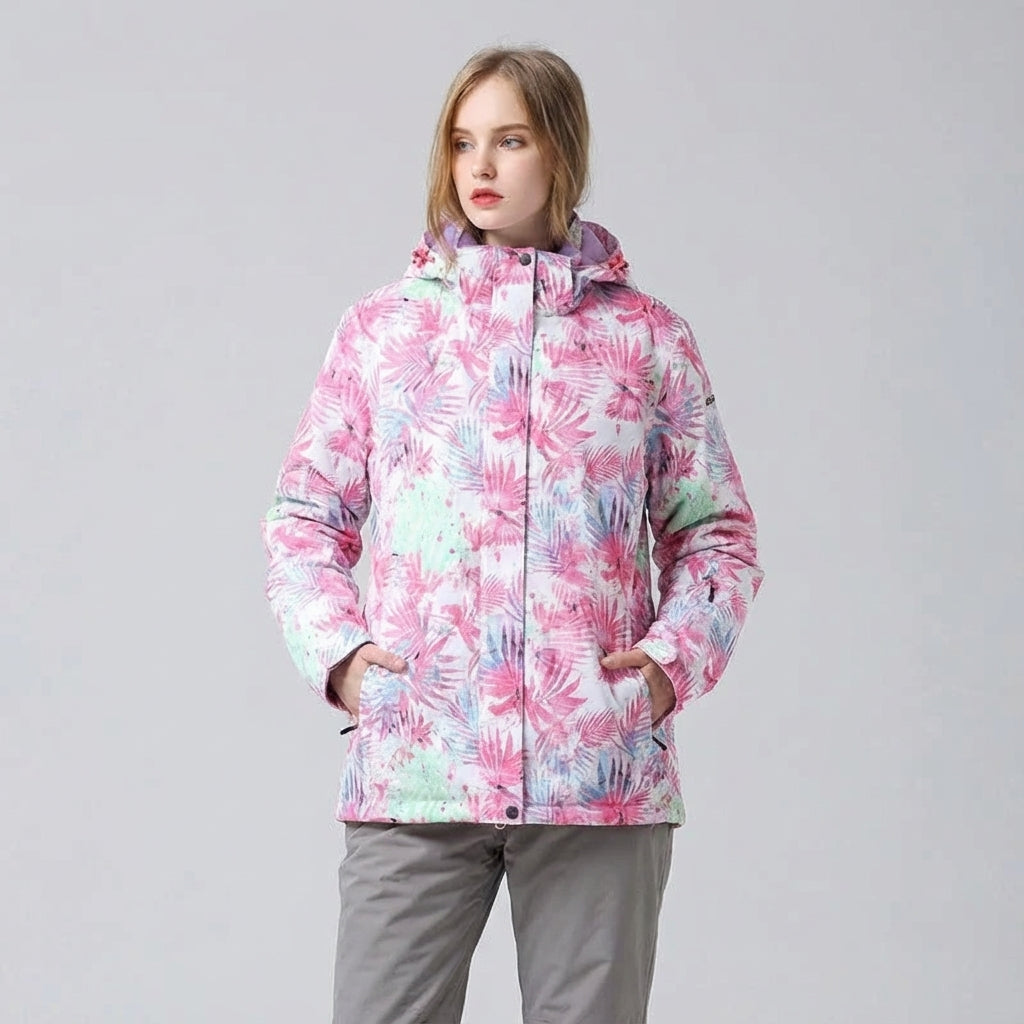 Glenys | Women's Hooded Ski Jacket with Insulating Lining