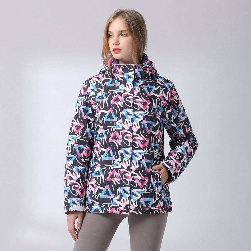 Glenys | Women's Hooded Ski Jacket with Insulating Lining