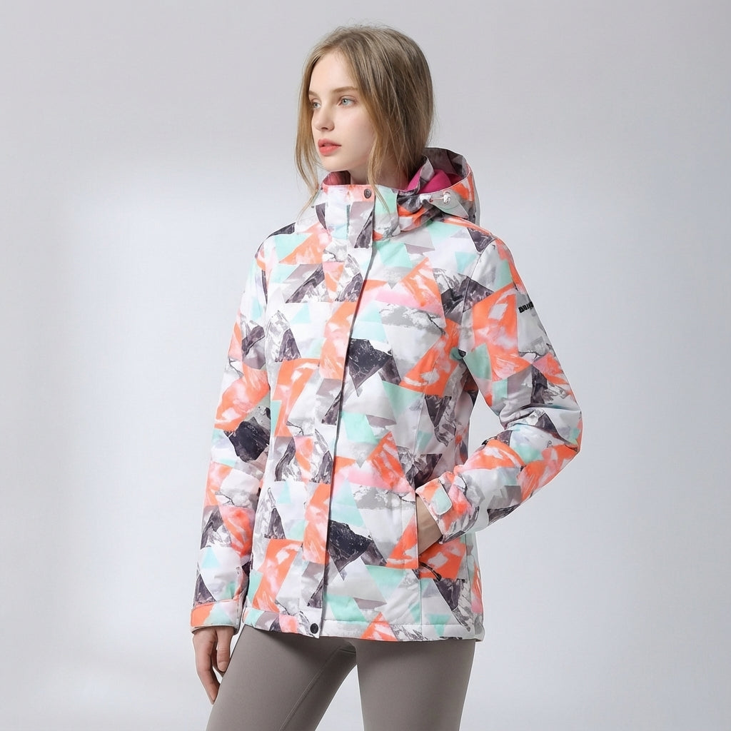 Glenys | Women's Hooded Ski Jacket with Insulating Lining