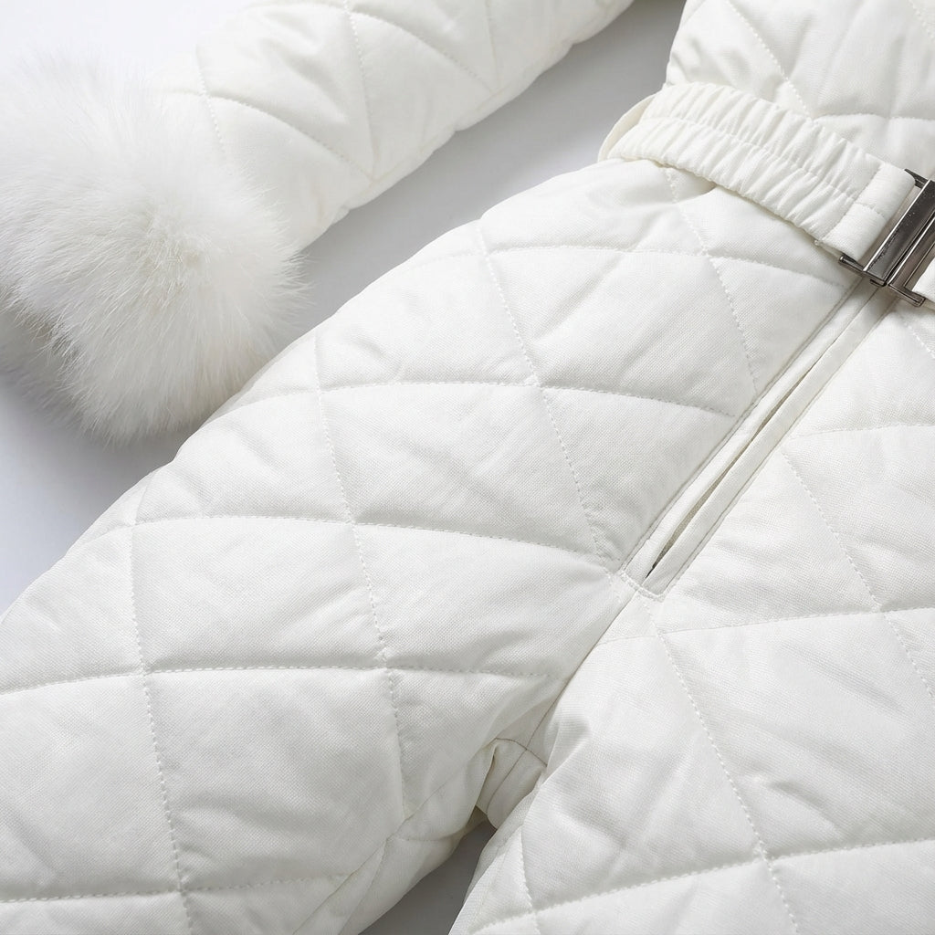 Llinos | Women's One-Piece Ski Suit with Hood & Snow Skirt – Water-Repellent