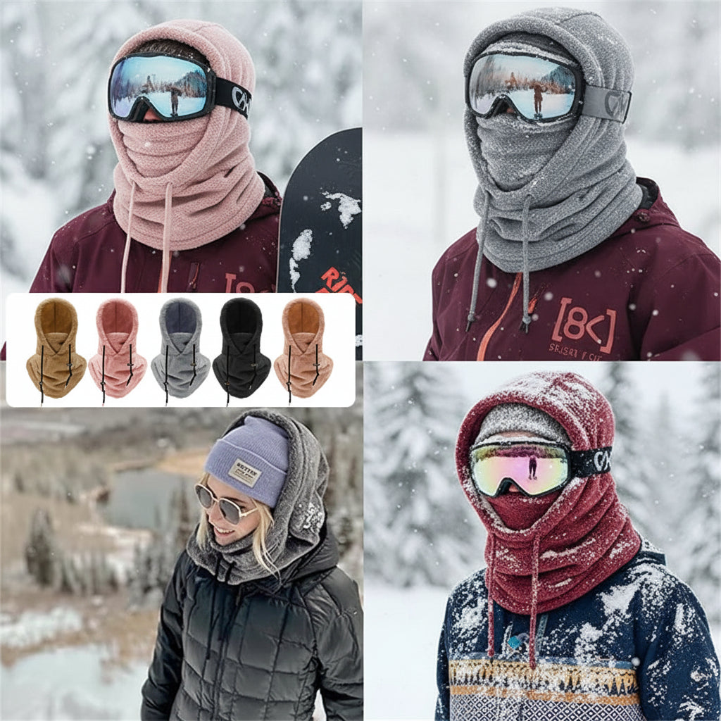 Dagny | Fleece Balaclava Ski Mask with Windproof Full Face Cover