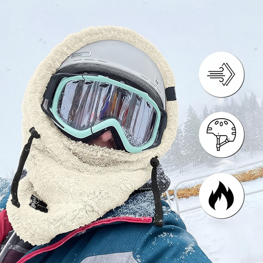 Dagny | Fleece Balaclava Ski Mask with Windproof Full Face Cover