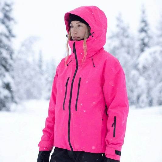 Gwyneth | Women's Sporty Ski Jacket with Hood & Thermal Lining
