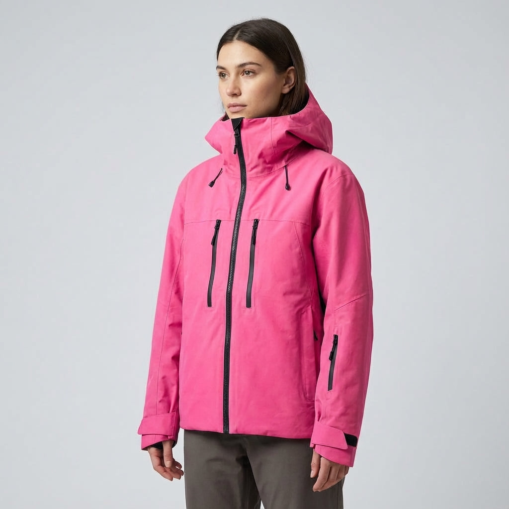 Gwyneth | Women's Sporty Ski Jacket with Hood & Thermal Lining