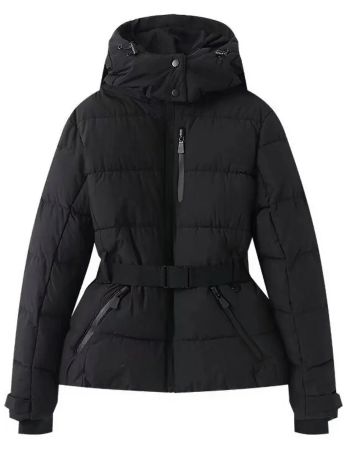 Liesel | Women's Waterproof Insulated Belted Puffer Ski Jacket