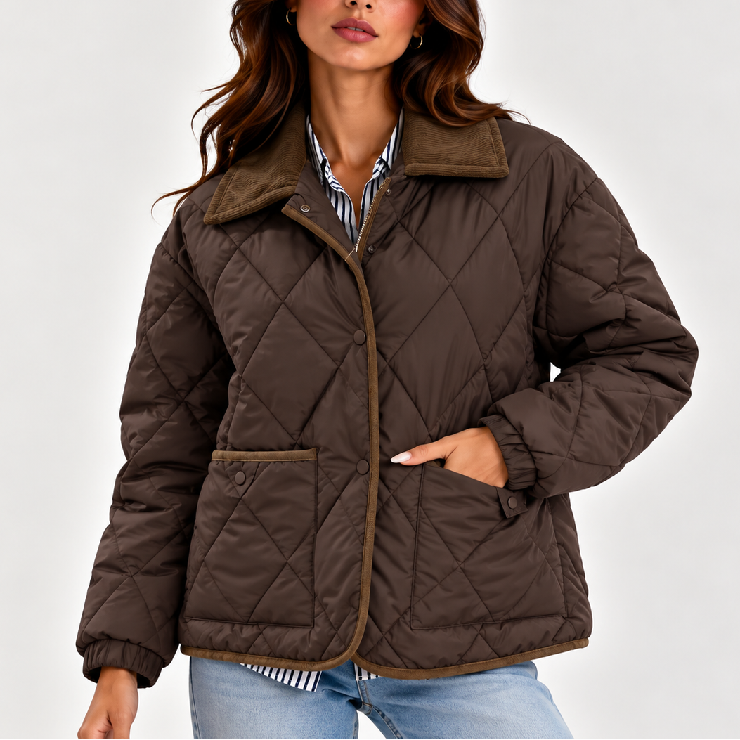 Sorrel | Women's Quilted Puffer Jacket with Corduroy Collar