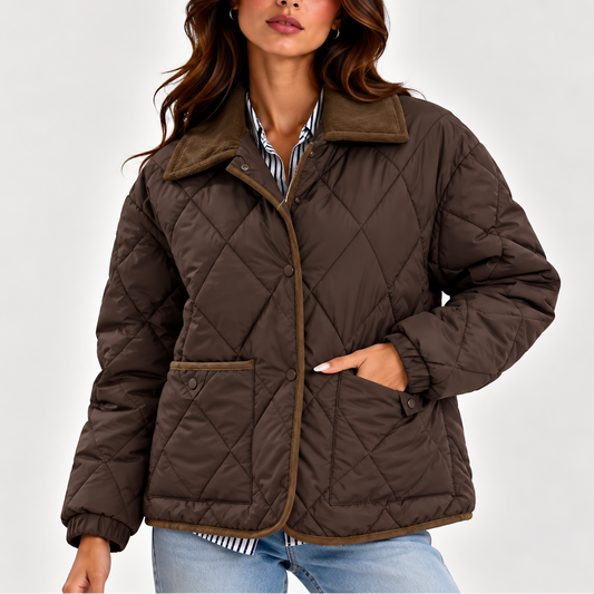 Sorrel | Women's Quilted Puffer Jacket with Corduroy Collar