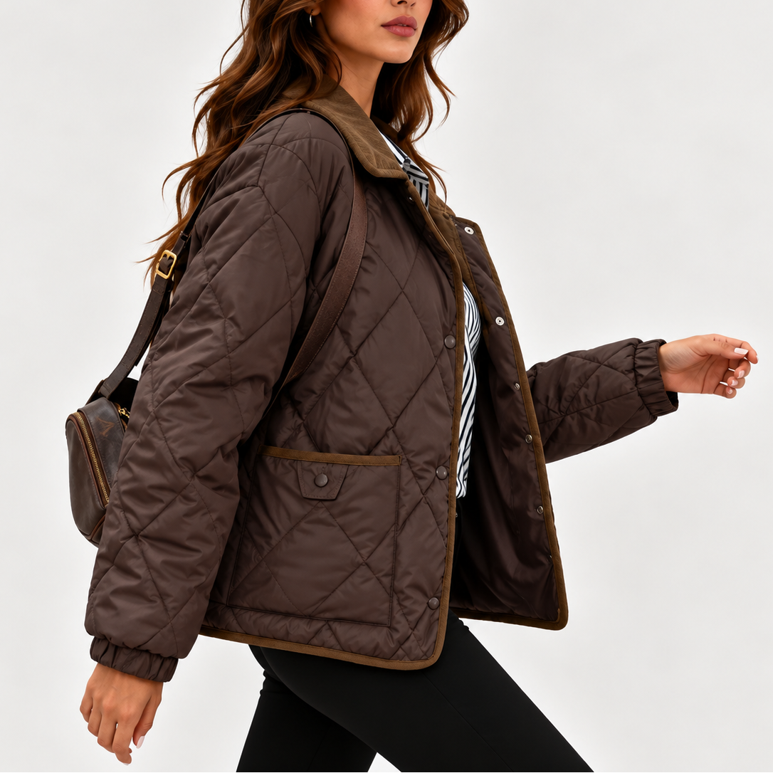 Sorrel | Women's Quilted Puffer Jacket with Corduroy Collar