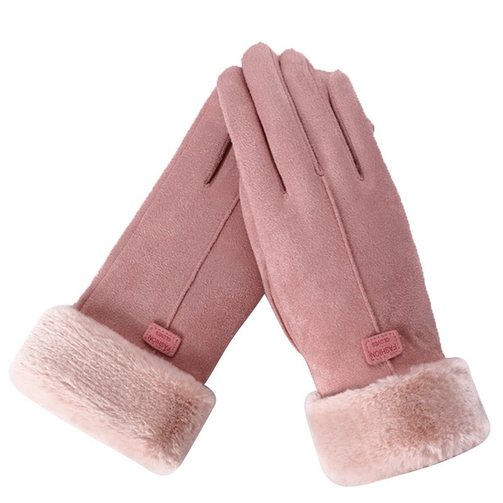 Saskia | Women's Fleece-Lined Touchscreen Winter Gloves
