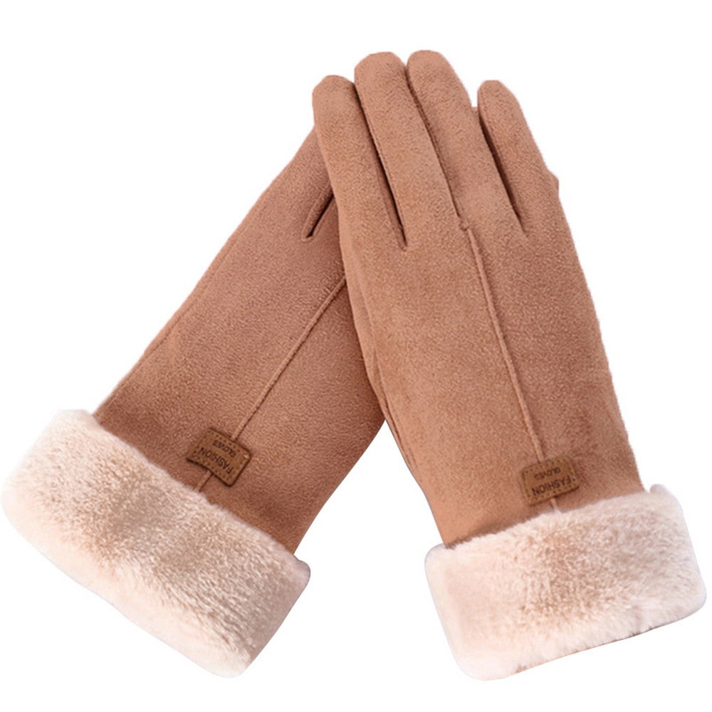 Saskia | Women's Fleece-Lined Touchscreen Winter Gloves