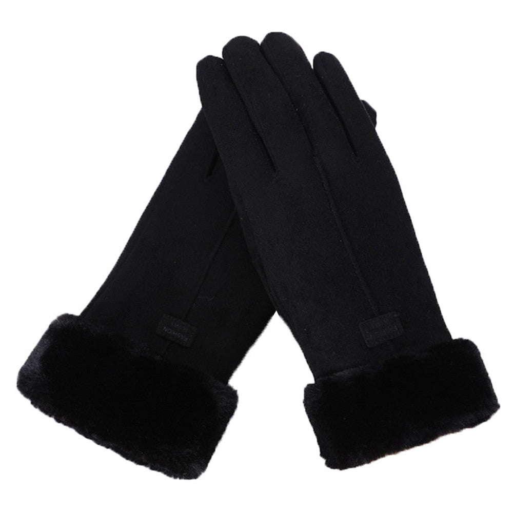 Saskia | Women's Fleece-Lined Touchscreen Winter Gloves