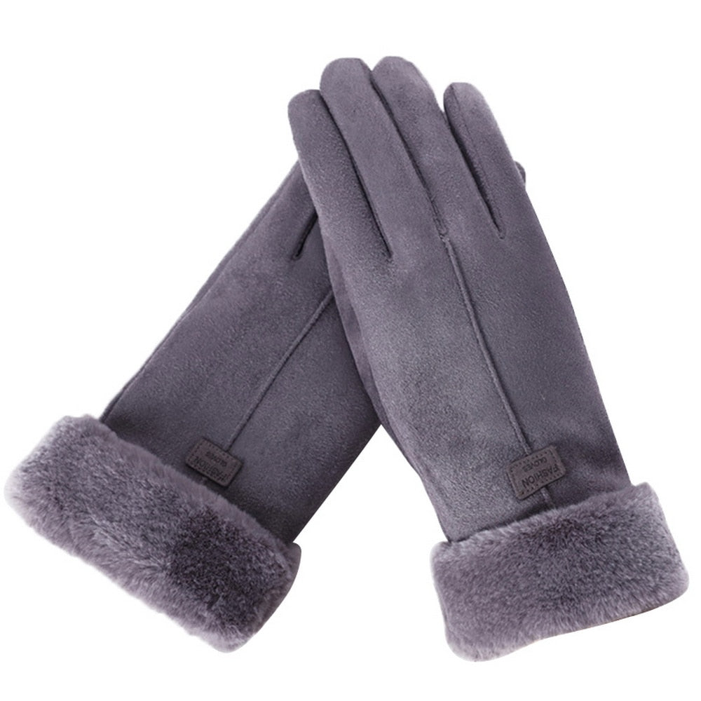 Saskia | Women's Fleece-Lined Touchscreen Winter Gloves