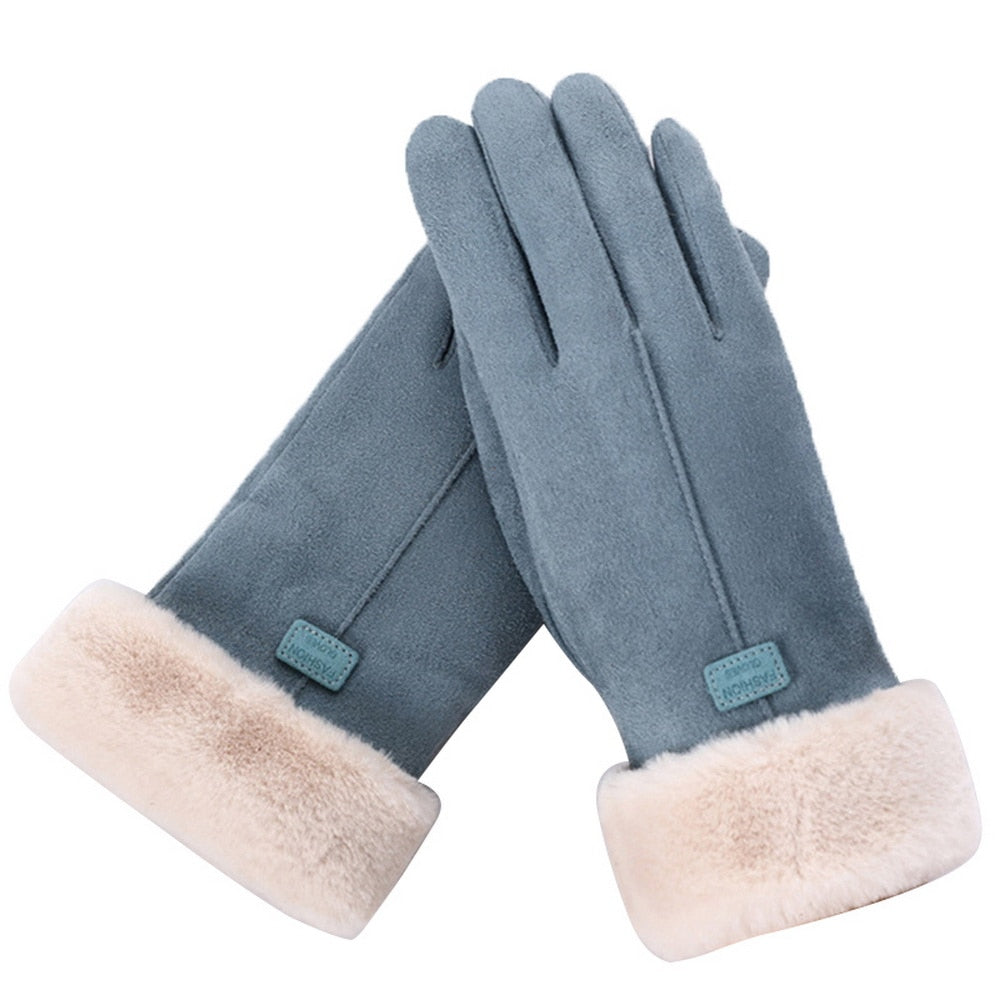 Saskia | Women's Fleece-Lined Touchscreen Winter Gloves