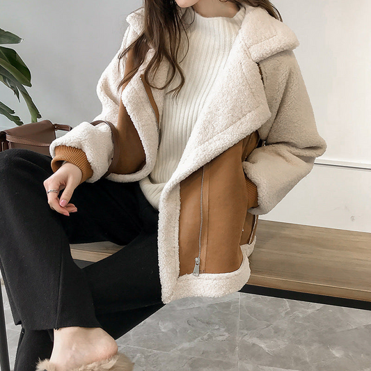 Guinevere | Women's Sherpa Aviator Jacket