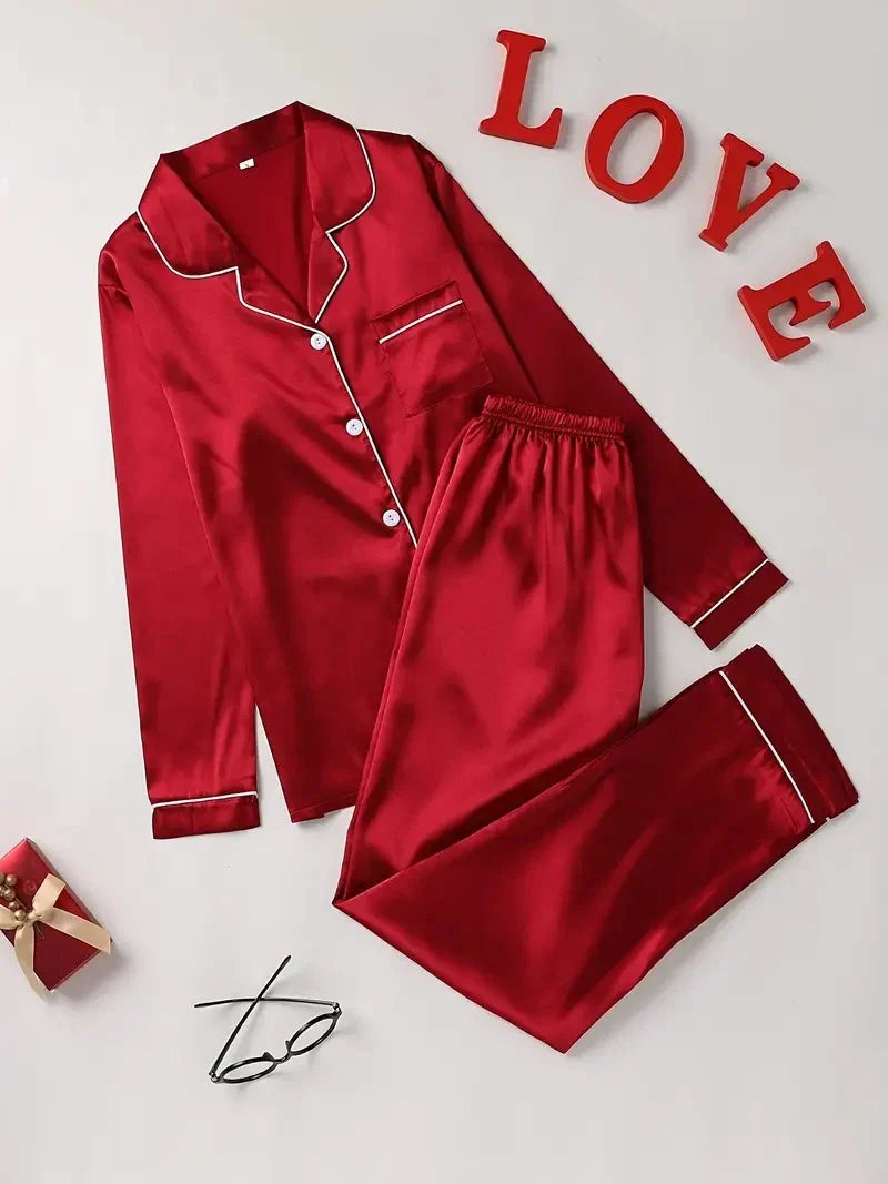 Elena | Satin Pyjama Set